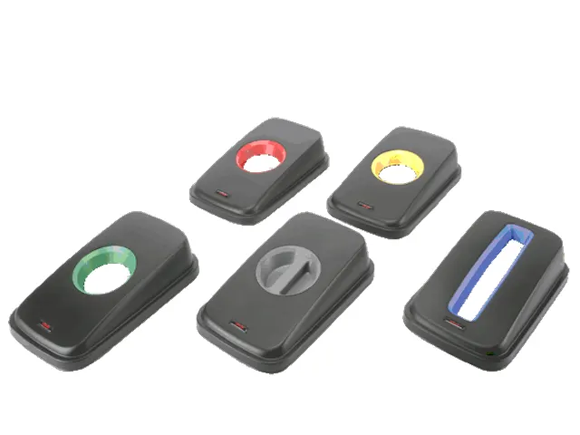 Geo deksel rond rood