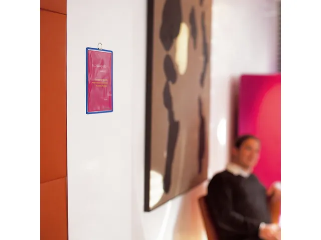 Zichtpanelenframe hangend Tarifold A4 blauw 5 stuks