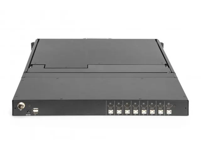 19 inch TFT-console 8-poorts HDMI KVM Touch HD Brits toetsenbord