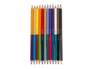 Kleurpotloden Bruynzeel Kids Twin Point assorti 12 stuks - 5