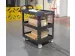 Rubbermaid BRUTE Heavy-Duty Werkwagen Medium 3 Schappen Zwart