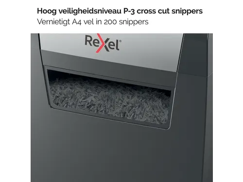 Papiervernietiger Rexel Momentum X308 snippers 5x42mm P-3