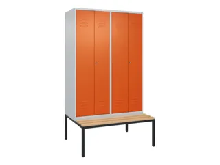 locker voor scheiding van kleding,HxBxD 2120x1200x815mm,4vak - 1