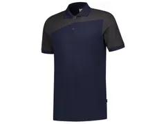 Tricorp Bicolor naden 202006 polo, marine/grijs, maat 3XL, per stuk