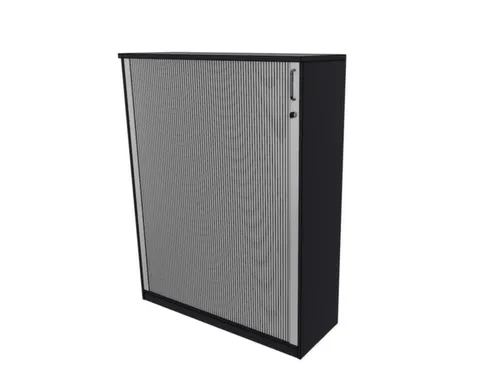jaloeziedeurkast,HxBxD 1545x1200x445mm,3xhouten vloer,4 OH,CC-zwart
