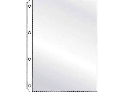 Showtas Quantore A4 4-gaats PP 0.08mm glad 100 stuks