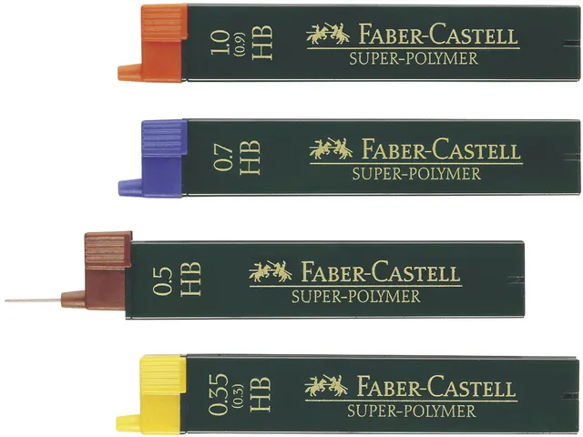 Mines Faber Castell Super-polymer 0,35mm Hb