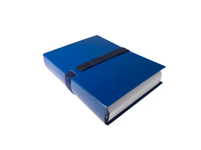Chemise dos extensible balacron et sangle scratch. - Bleu foncé