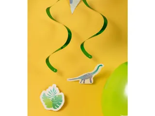 Hangdecoratie 70cm Party Swirl Dino 12 stuks - 2