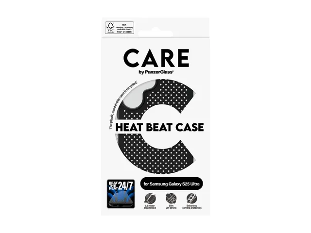 PanzerGlass CARE by Case Heat Beat Samsung Galaxy S25 Ultra, Hoe