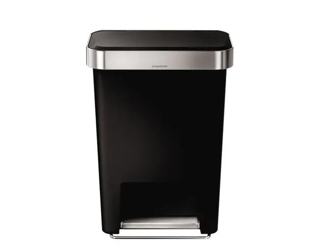 Pedaalemmer Rectangular Kunststof met Liner Pocket 45 Liter