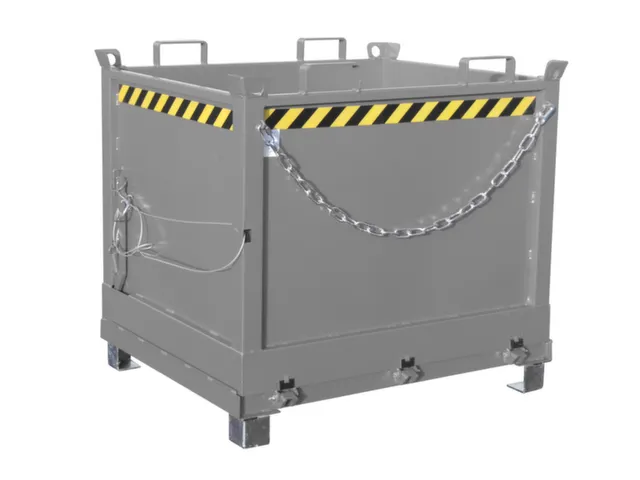 klapbodemcontainer,HxLxB 1145x1040x1245mm,1m³,hijsogen,vorksloffen