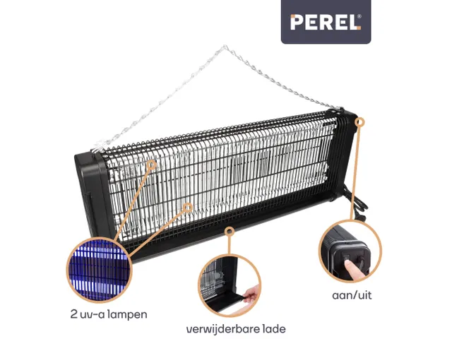 Elektrische Insectenverdelger 360° - 2x20W