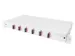FO-lasdoos 1U Uitgerust 6x SC DX OM4 incl. Lascassette Grijs