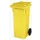 Vuilcontainer PE 80 liter HxBxD 930x448x530mm met wielen geel