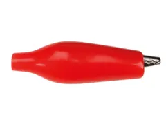 Geisoleerde Krokodillenklem 27mm - Rood