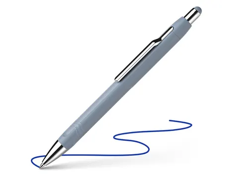 Balpen Schneider Epsilon stone blue, blauwschrijvend