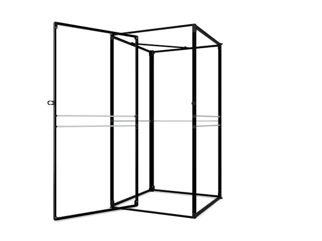 FlexFrame Opbergruimteset beurswand 98x200cm Zwart frame