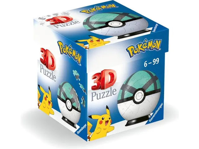 Ravensburger Pokémon Net Ball 3D Puzzel 54 stukjes