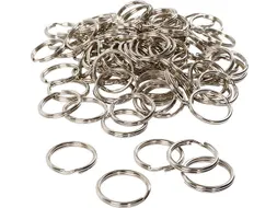 Sleutelring Creativ Company zilverkleurig 25mm 100 stuks