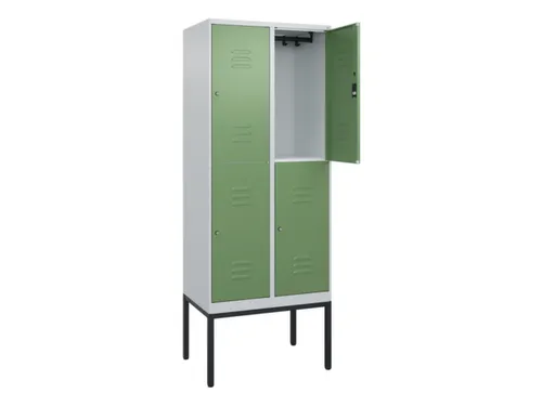 dubbeldekse locker,HxBxD 2120x800x500mm,2x2vak.,vak B 400mm