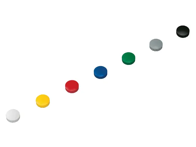 Magneet MAUL Solid 20mm 300gr assorti 10 stuks