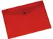 Documentenmap A4 172 Micron Drukknopsluiting Rood