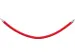 Corde Securit 150cm rouge avec embouts chromés