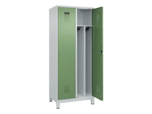 locker voor scheiding van kleding,HxBxD 1950x800x500mm,2vak