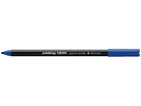 Fineliner edding 1300 blauw 3.0mm