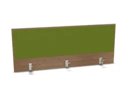 opzetpaneel,v. bureau,aanbouw achter,B 1400mm,NT-cherry,BN7048-groen