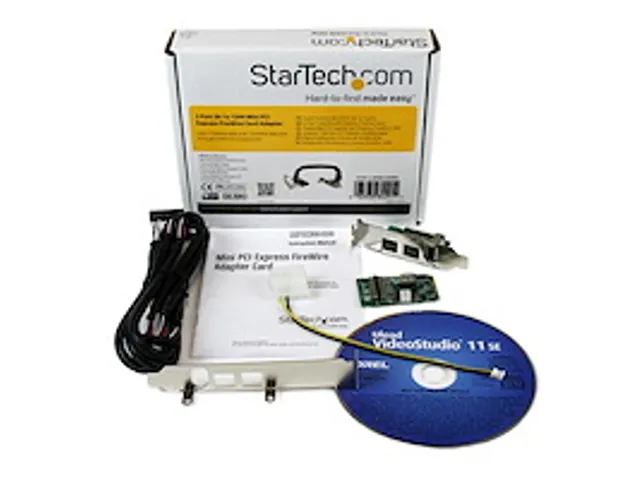 3-poort 2b 1a 1394 Mini PCI Express FireWire Adapterkaart