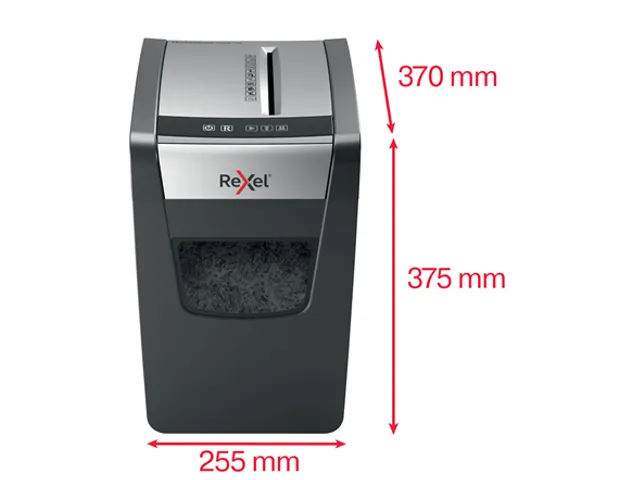 Rexel Momentum X312-SL Slimline Papiervernietiger P-3 snippers