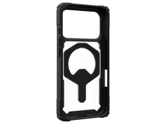 Plasma XTE iPhone 17 Pro Hoesje MagSafe Stand Transparant Zwart