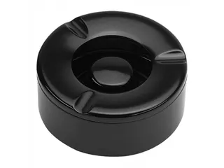 Terras asbak melamine Ø10cm zwart - 1