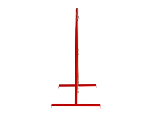 schaarhek,paal HxØ 960x27mm,HxBxD 960x0-4000x500mm,paal staal,rood