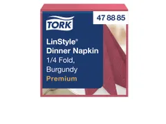 Tork 478855 Premium Linstyle Dinnerservet Bordeaux 700 Stuks