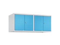 opzetkast,v. locker,4vak.,vak B 300mm,HxBxD 500x1200x500mm,vleugeldeur