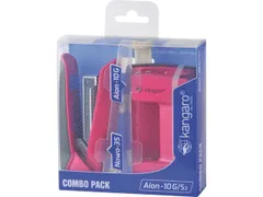 Combipack Kangaro Aion-10g/s2 Roze, Nowa-35, 25 Vel, 24/6 Nietjes