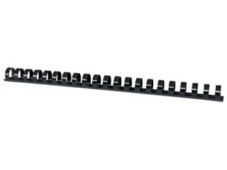 Bindruggen plastic A4 100 stuks 16mm (145 vellen) zwart - 1
