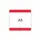 beschrijfbare hoes,markering HxB 216x231mm,PVC,rood