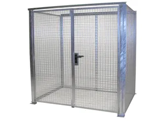 Gasflessendepot Voor 48 Gasflessen 2060x2100x1500mm Staal/draadgaas - 1