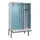 locker met bank,voor scheiding van kleding,HxBxD 2120x1200x815mm,4vak
