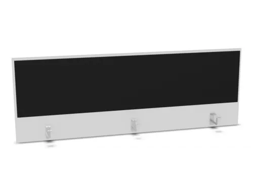 opzetpaneel,v. bureau,aanbouw achter,B 1600mm,Bl-wit,BN8033-zwart