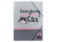 Elastomap folio met 3 kleppen