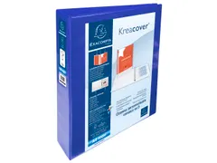 Ringmap personaliseerbaar Kreacover 2 rings D-mech 40mm A4 maxi Blauw