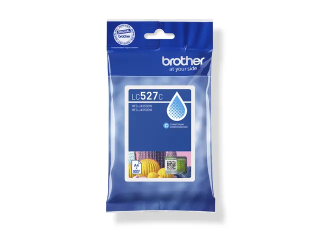 Inktcartridge Brother LC-527C blauw 900 pagina's