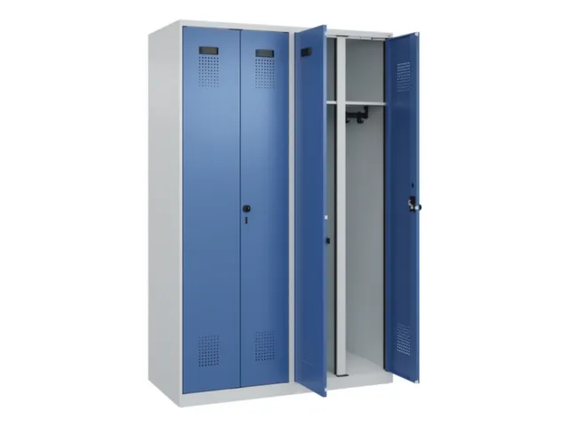 locker voor scheiding van kleding,HxBxD 1850x1200x500mm,4vak