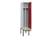 locker met bank,voor scheiding van kleding,HxBxD 2120x400x815mm,1vak