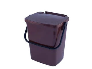 Afvalemmer Minimax Rechthoekig 7 Liter Bruin - 1